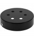 Florón 6 Agujeros 10mm Metal Negro
