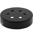 Florón 6 Agujeros 10mm Metal Negro