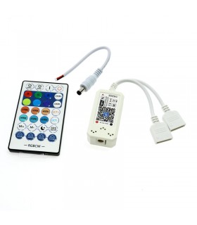 Controlador WiFi con Mando RGBW DC12-24V 144-288W