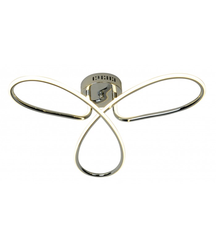 Plafón Trebol Cromo 49W 4900Lm 4000K
