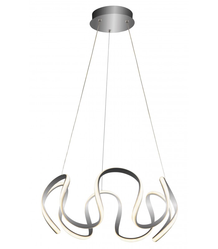 Lámpara Colgante Led Vaiven 80W 8000Lm Cromo CCT