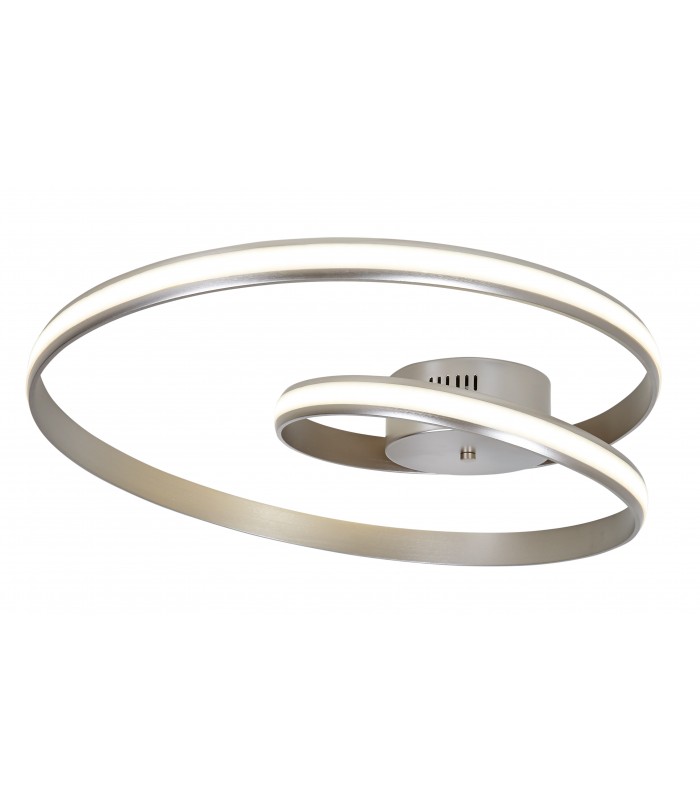 Plafón Led Espiral Níquel 50W 5000Lm 4000K