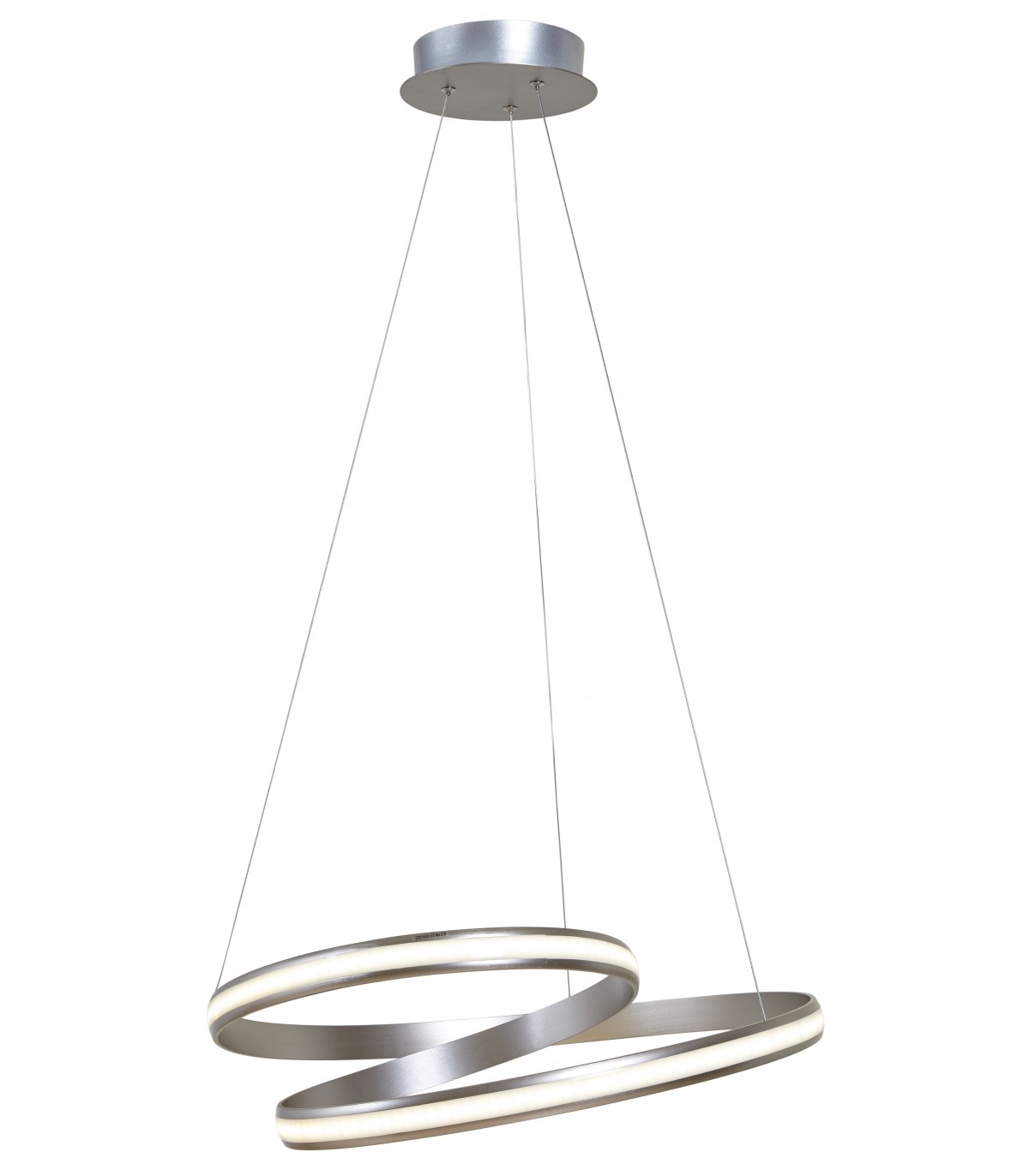 Lámpara Colgante Led Espiral Níquel 50W 5000Lm 4000K