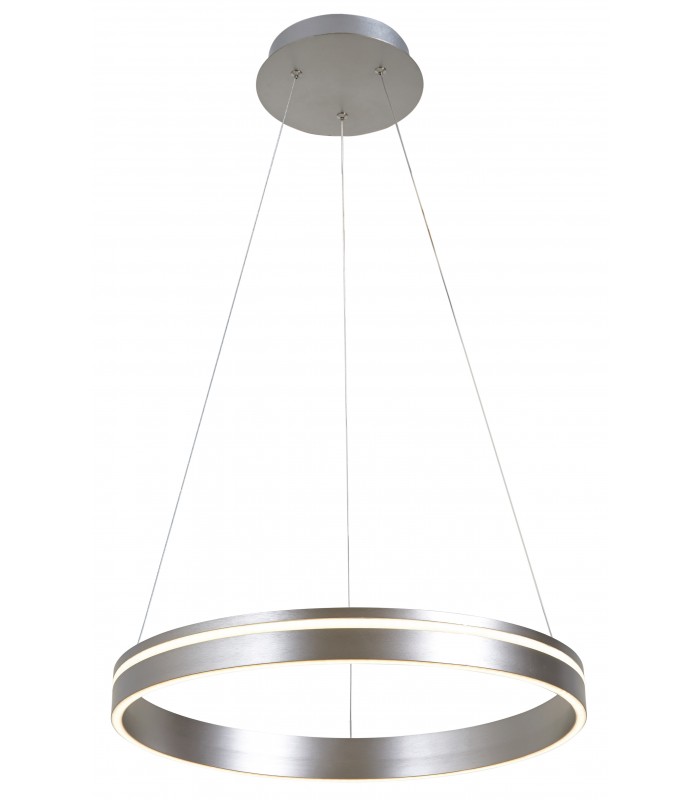 Lámpara Colgante Led Circular Níquel 60W 6000Lm 4000K