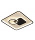Plafón Cuadrado Blanco/Negro 120W 12000Lm CCT