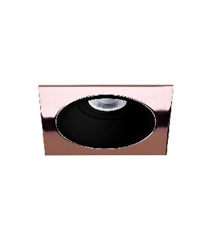 Aro Empotrable Basculante Cuadrado ERYX-2 Cobre