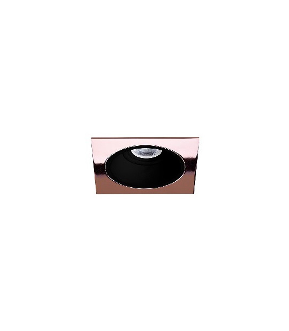 Aro Empotrable Basculante Cuadrado ERYX-2 Cobre