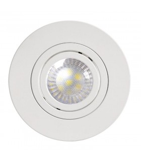 Aro Empotrable Basculante Redondo Skip Maxi Blanco