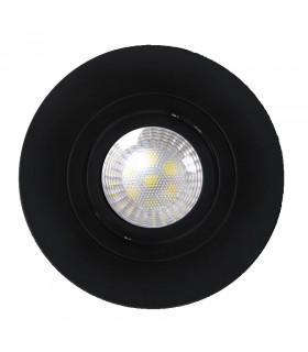 Aro Empotrable Basculante Redondo Skip Maxi Negro