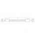 Tubo LED T5 11W 1.100Lm 120° 850mm IP25 G5 6000K