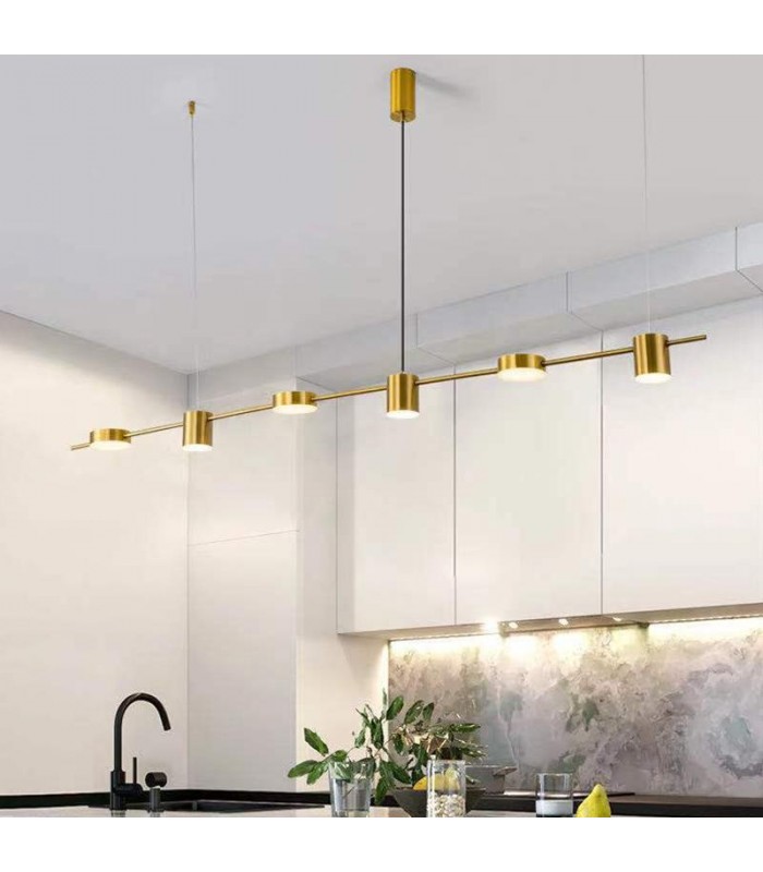 Lámpara Colgante Sixng Oro 30W 3000Lm