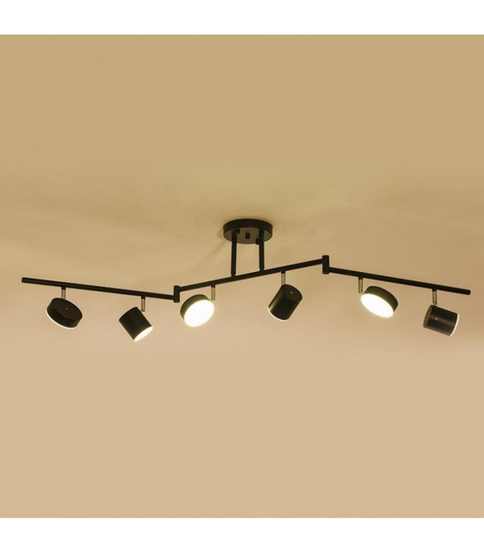 Lámpara Silah Negro 36W 3600Lm