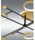 Plafón Cosmos 110W 7000Lm Oro / Negro CCT