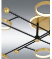 Plafón Cosmos 110W 7000Lm Oro / Negro CCT