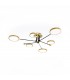 Plafón Cosmos 80W 5600Lm Oro / Negro CCT