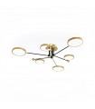 Plafón Cosmos 80W 5600Lm Oro / Negro CCT