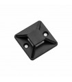 Base Autoadhesiva 2 Vías 3.6mm Negro 100 uds