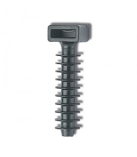 Taco Brida Presión Ø8 Negro 10x37mm 100 uds