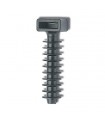 Taco Brida Presión Ø8 Negro 10x37mm 100 uds
