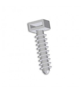 Taco Brida Presión Ø8 Gris 10x37mm 100 uds