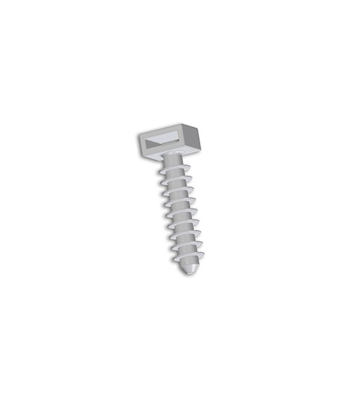 Taco Brida Presión Ø8 Gris 10x37mm 100 uds