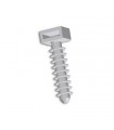 Taco Brida Presión Ø8 Gris 10x37mm 100 uds