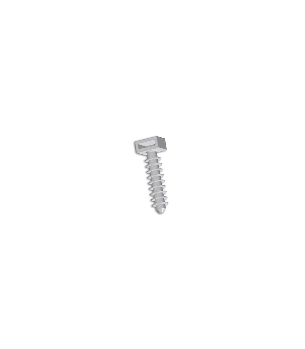 Taco Brida Presión Ø8 Gris 10x37mm 100 uds