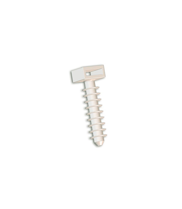 Taco Brida Presión Ø8 Blanco 10x37mm 100 uds