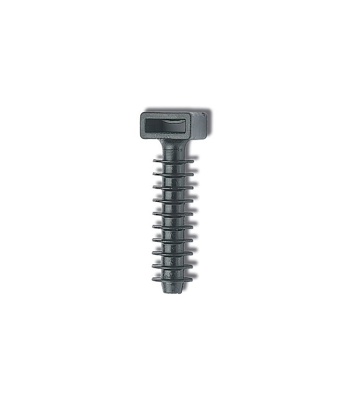 Taco Brida Presión Ø6 Negro 8x34mm 100 uds
