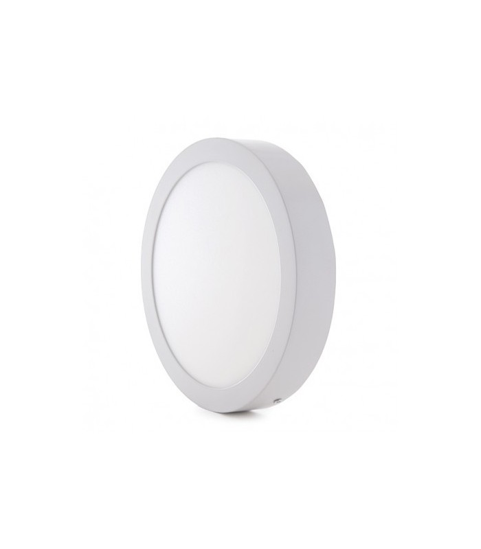 Plafón superficie LED 20W 2.000Lm 120° IP40 Redondo Blanco