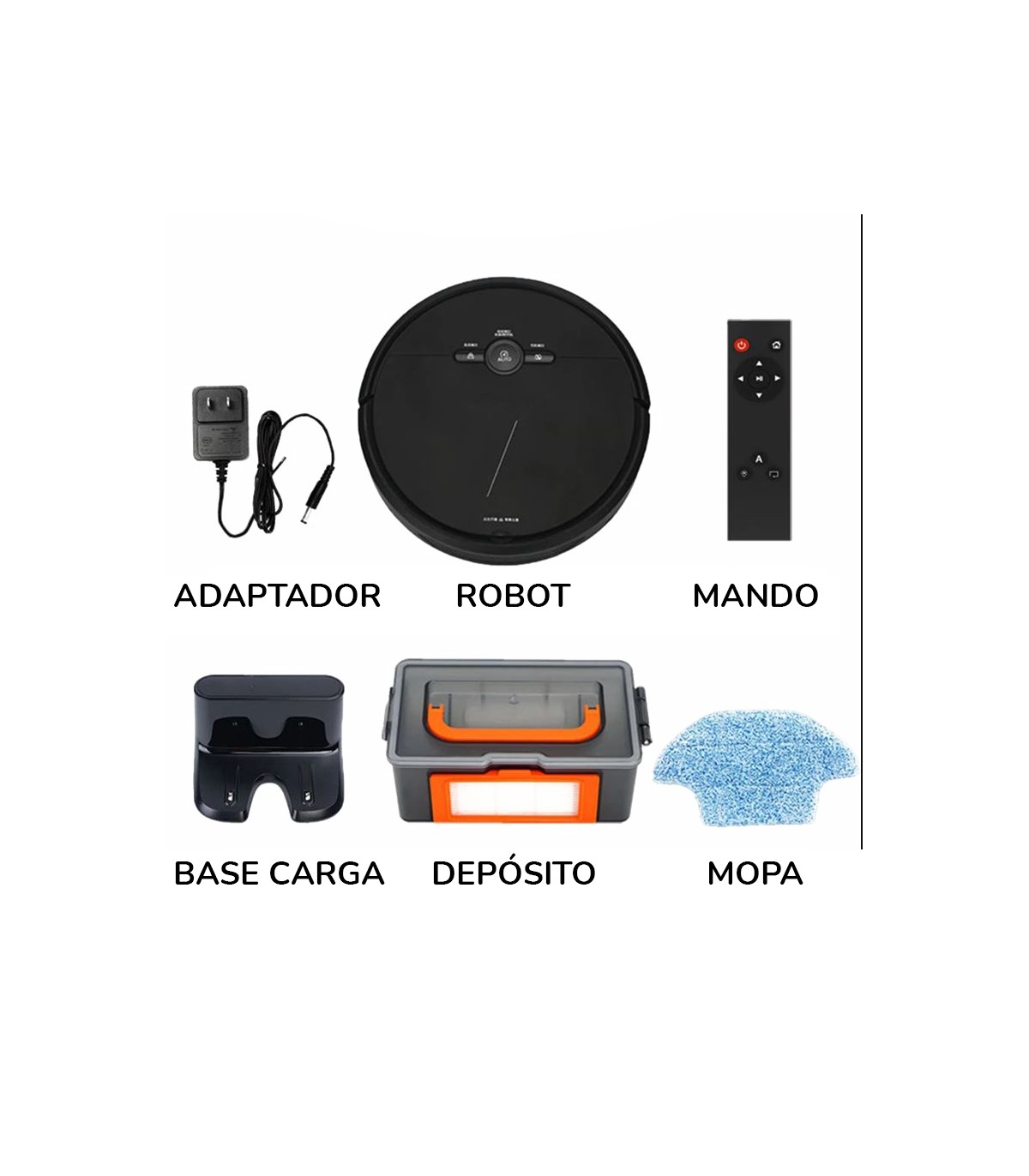 Robot Aspirador SmartHome Mimotec 2300Pa Wifi 2.0