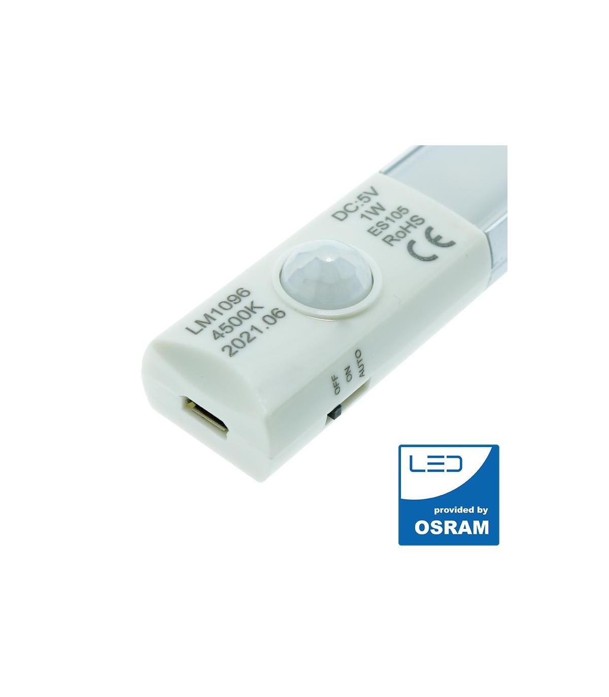 Barra Lineal Armario con Sensor 1W Osram