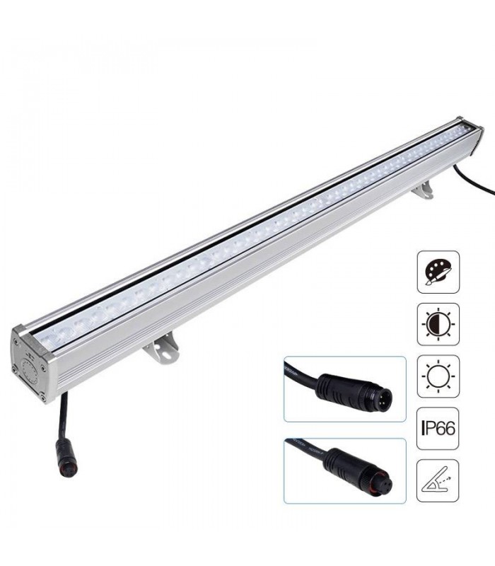 Bañador Lineal DMX 24W 1800Lm IP66 RGB + CCT