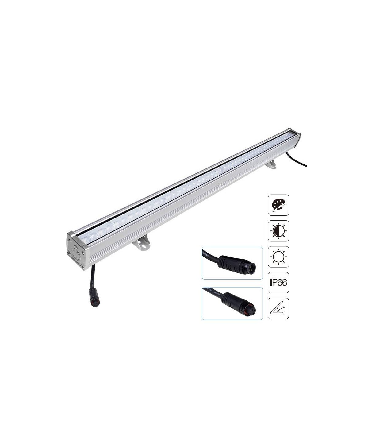 Bañador Lineal DMX 24W 1800Lm IP66 RGB + CCT