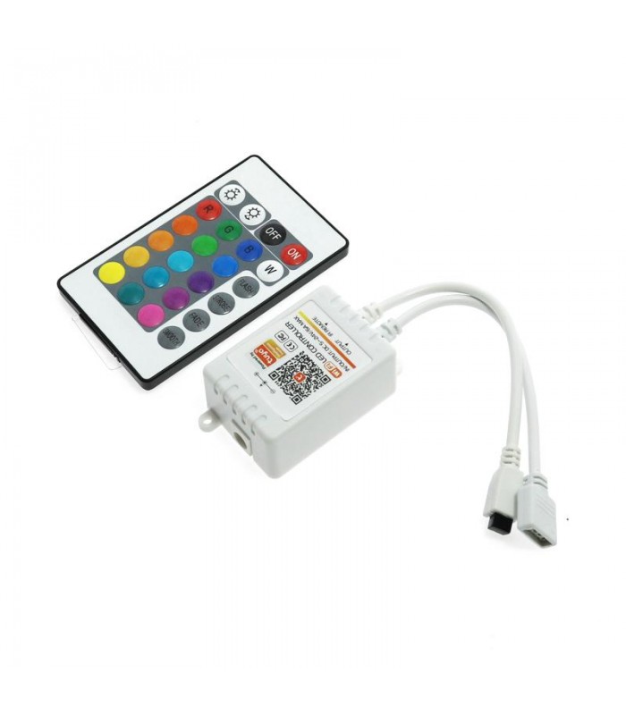 Controlador WIFI+IR RGB 12-24V 72-144W App