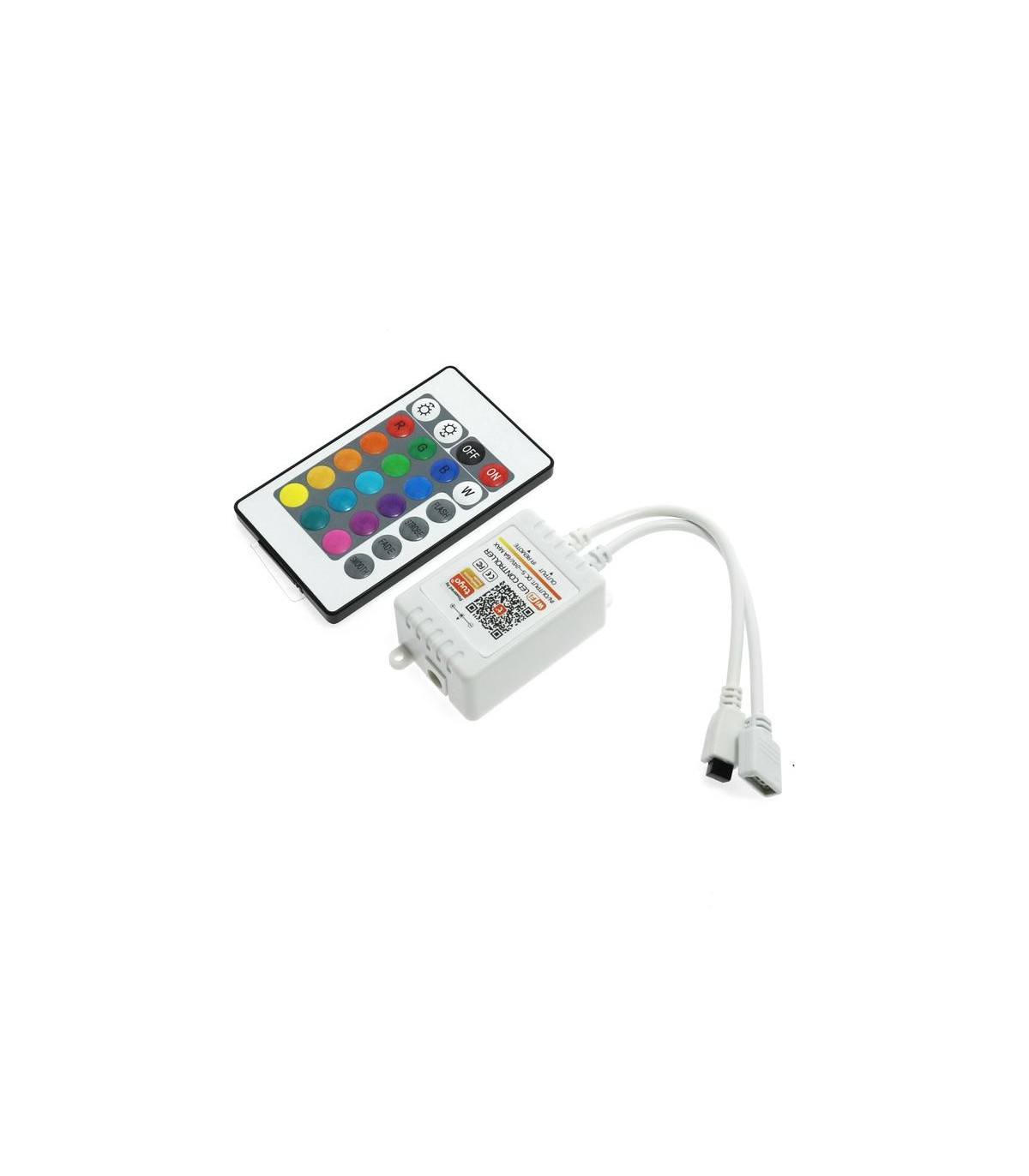 Controlador WIFI+IR RGB 12-24V 72-144W App