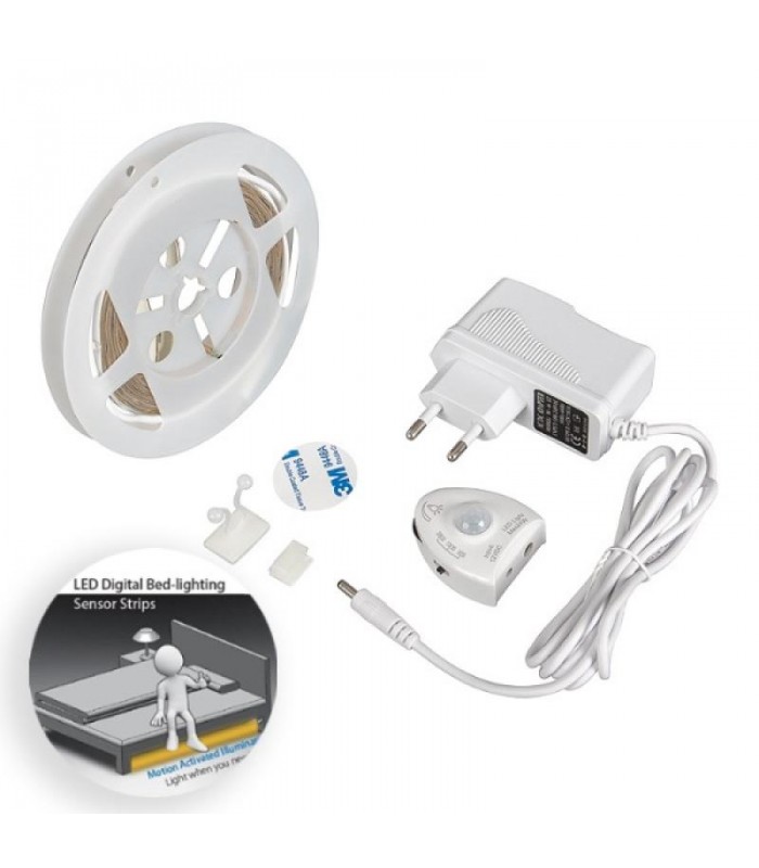 Kit Tira de LED 12VDC 3W Bed Light 1.2m IP20