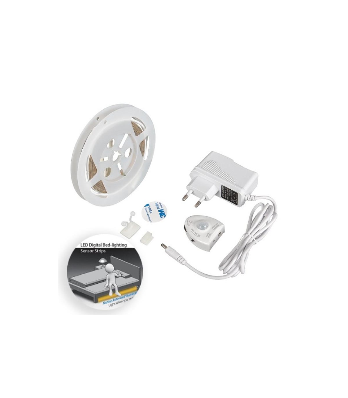 Kit Tira de LED 12VDC 3W Bed Light 1.2m IP20