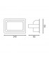 Foco Empotrable Rectangular 36W 3600Lm IP20 CCT