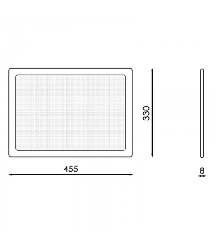 Poster LED A3 2 Caras 12V 10W Negro
