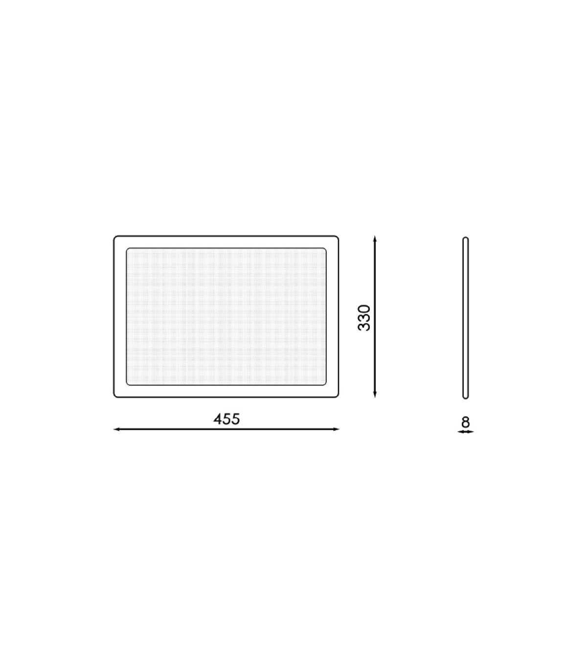 Poster LED A3 2 Caras 12V 10W Negro