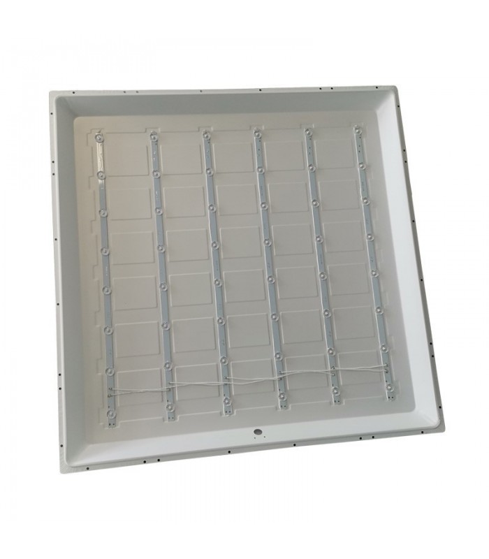 Panel LED LIFUD 48W 4.800Lm UGR17 60x60cm 120º IP40 Marco Blanco