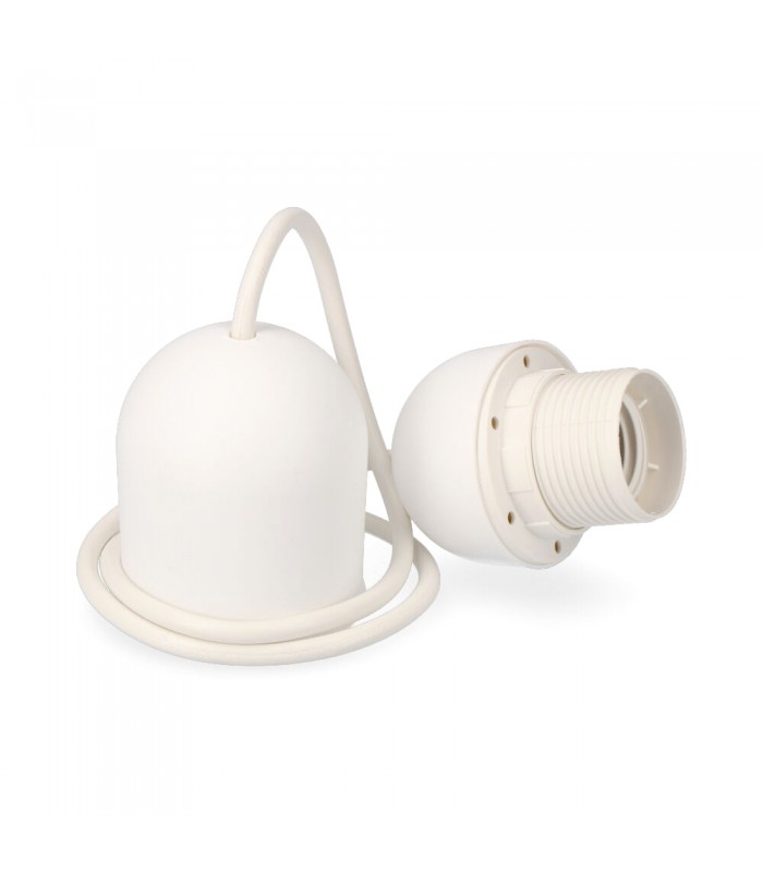 Conjunto Colgante Blanco E27 80cm