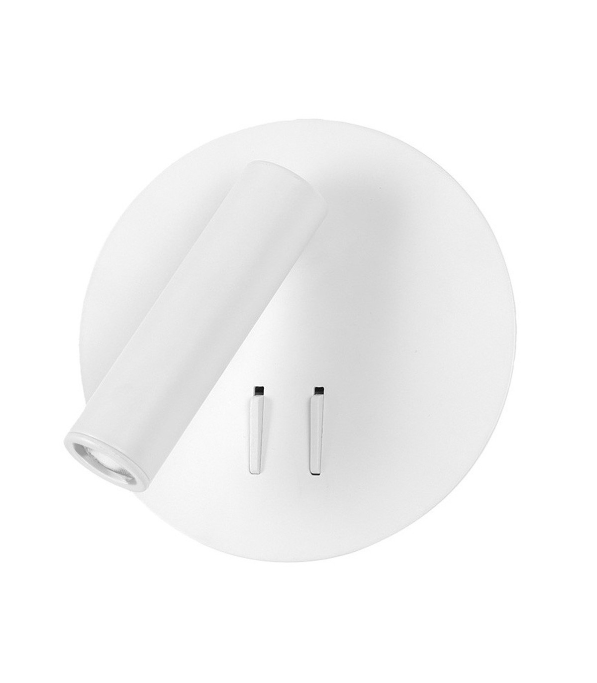 Aplique Manet Redondo Blanco 2+6W 130+450Lm 4000K