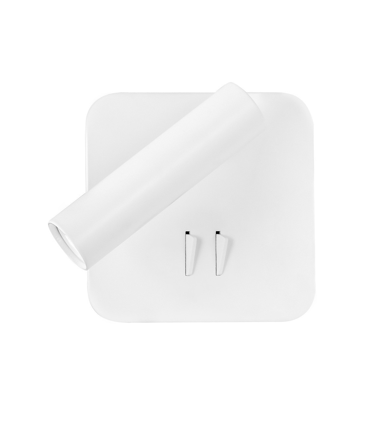 Aplique Manet Cuadrado Blanco 2+6W 130+450Lm 4000K