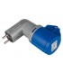 Adaptador Industrial Clavija Doméstica a Base Industrial 2P + T 16A 230V IP44