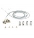 Colgadores 3 Metros para Carril Led (4 und)