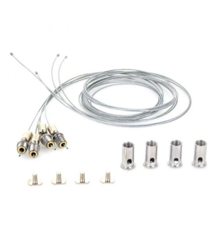 Colgadores 3 Metros para Carril Led (4 und)