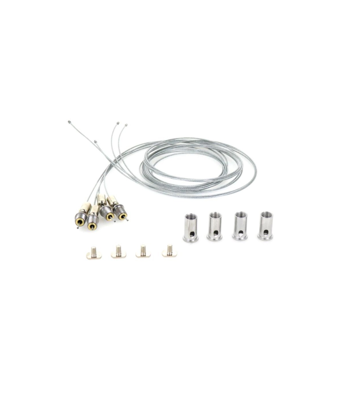 Colgadores 3 Metros para Carril Led (4 und)