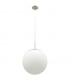 Colgante Global 1xE27 Blanco D20